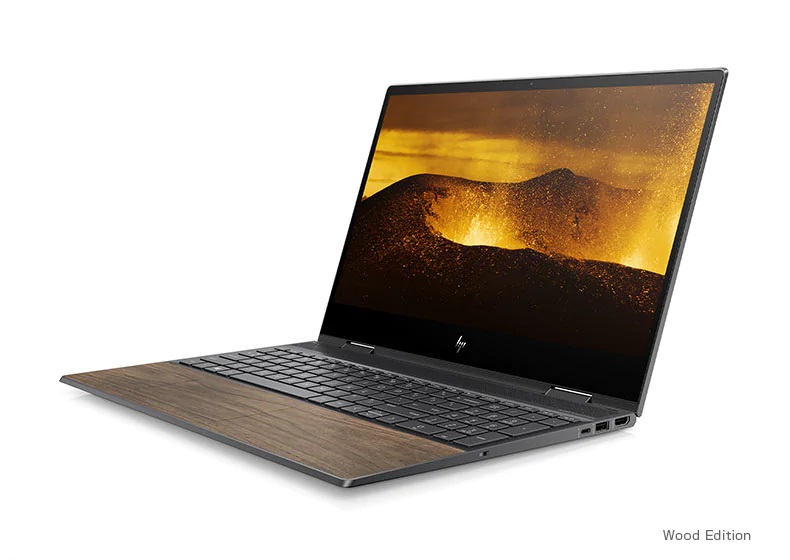 HP ENVY x360 15-dr1000 | 本物の木を使った個性的なデザインの15.6 ...