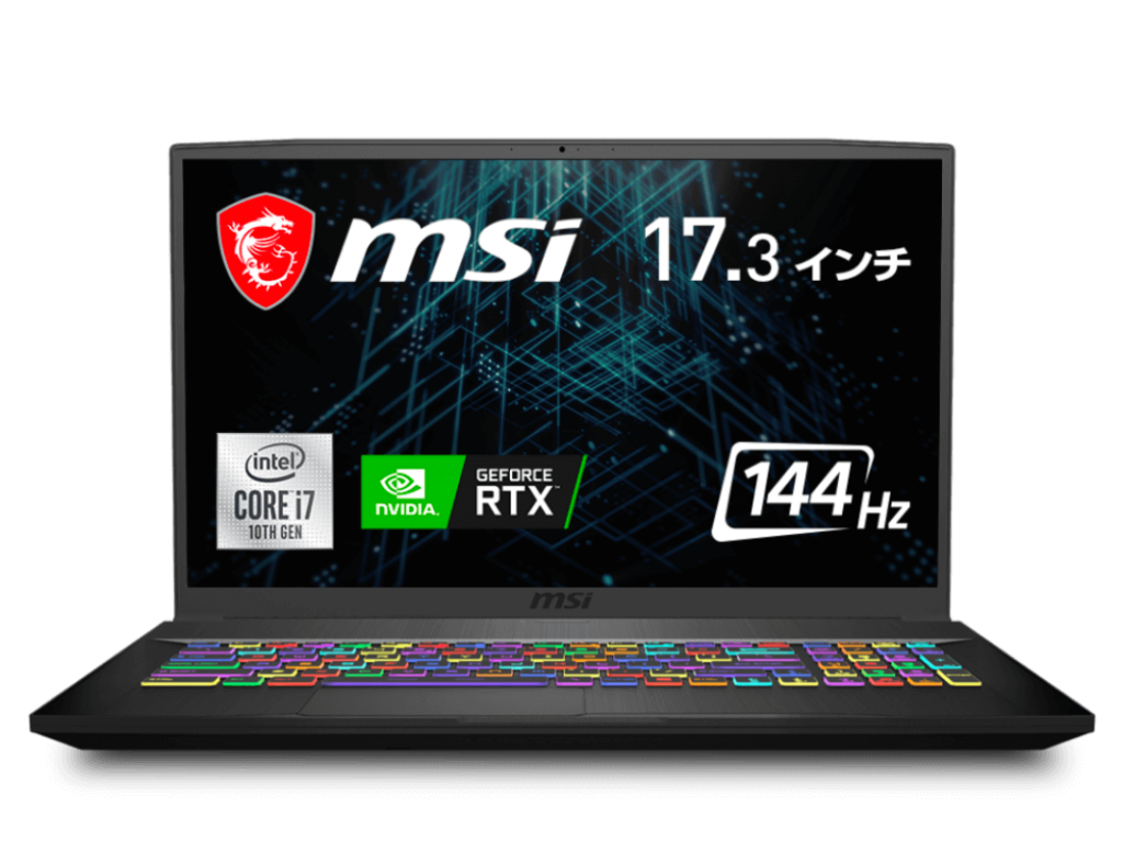 2021年最新版17.3インチのゲーミングノートPC8選「MSI GF75 Thin」の画像