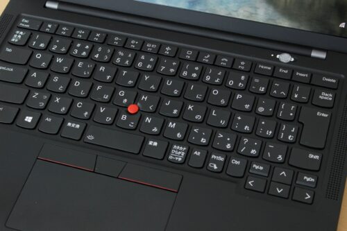 ThinkPad X1 Carbon Gen9のキーボード