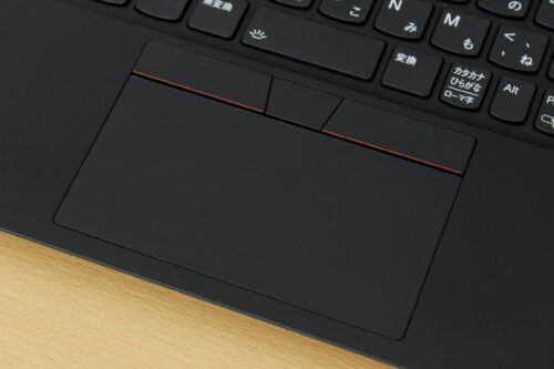 ThinkPad X1 Carbon Gen9のタッチパッドの画像